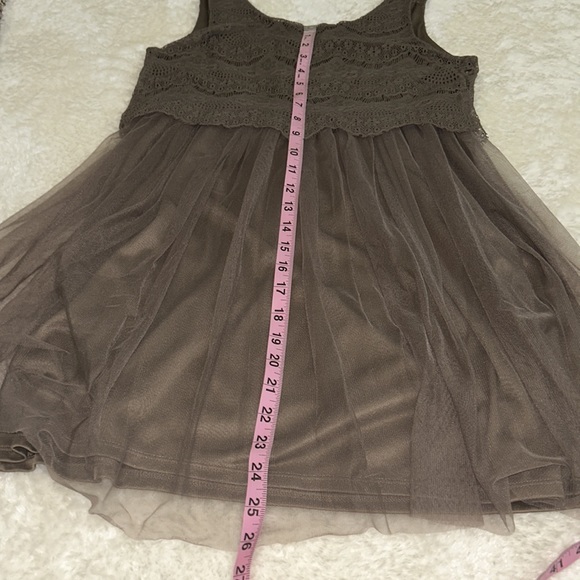 American eagle outfitters women’s small brown tulle dress - Picture 5 of 7